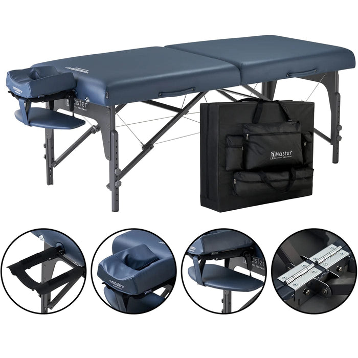 Master Massage 71cm Memory Foam Montclair Portable Massage Table Package