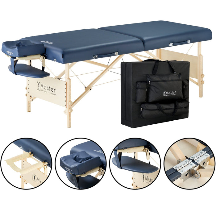 Master Massage 71cm CORONADO Portable Massage Table Package