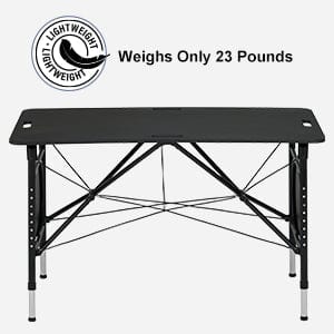 Master Massage Mars Foldable and Portable Athlete Support Hub and Sports Training Treatment Recovery Station Desk