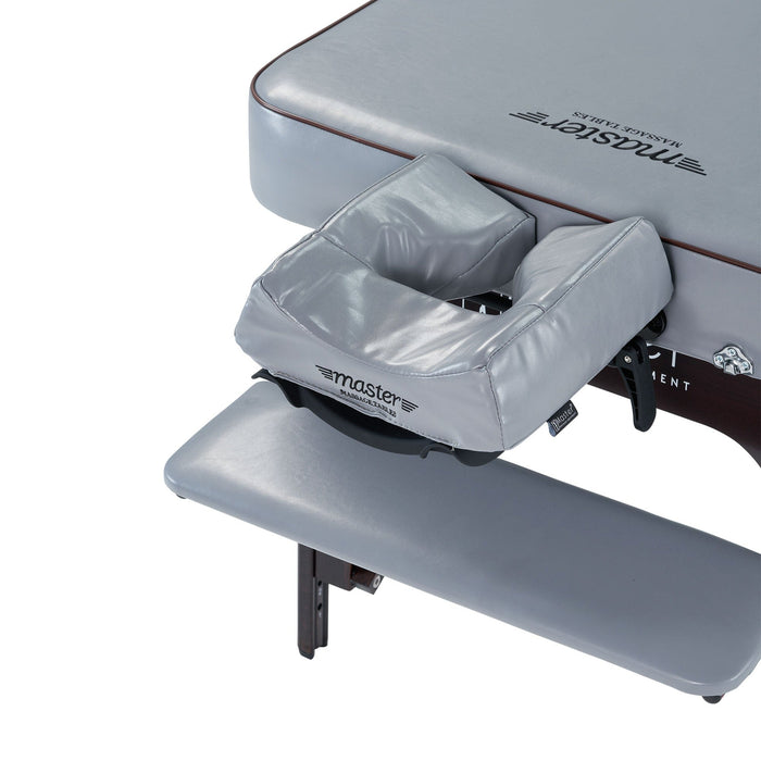 Master Massage 76cm Memory Foam Montour Portable Massage Table Package, Dove Grey