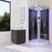 Lisna Waters LW10 Black Quadrant Steam Shower (900mm x 900mm)