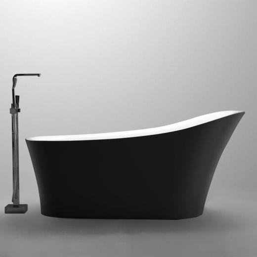 LWFSB38 Duchess Black Slipper Freestanding Bath 1700mm x 800mm