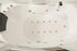LWW3 1700mm x 900mm Steam Shower Cabin Whirlpool and Airspa Bath - White