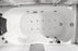 LWW5 1600mm x 850mm Steam Shower Cabin Whirlpool and Airspa Bath - White